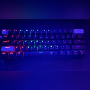 RGB Mechanical Gaming Keyboard with Logo - Black